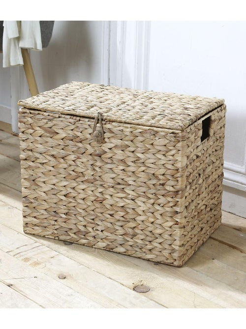 Coffre En Jacinthe D'eau Avec Couvercle - Kiabi