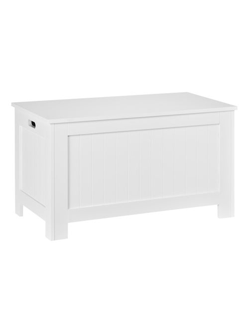 Coffre malle de rangement blanc - Kiabi