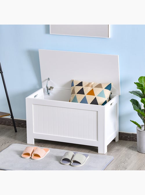 Coffre malle de rangement dim. 81L x 40l x 46H cm - Kiabi
