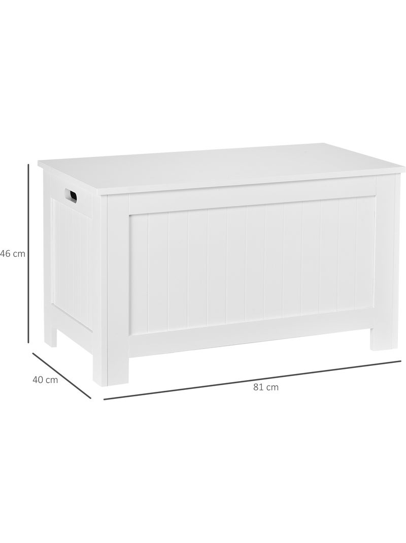 Coffre malle de rangement dim. 81L x 40l x 46H cm Blanc Blanc - Kiabi