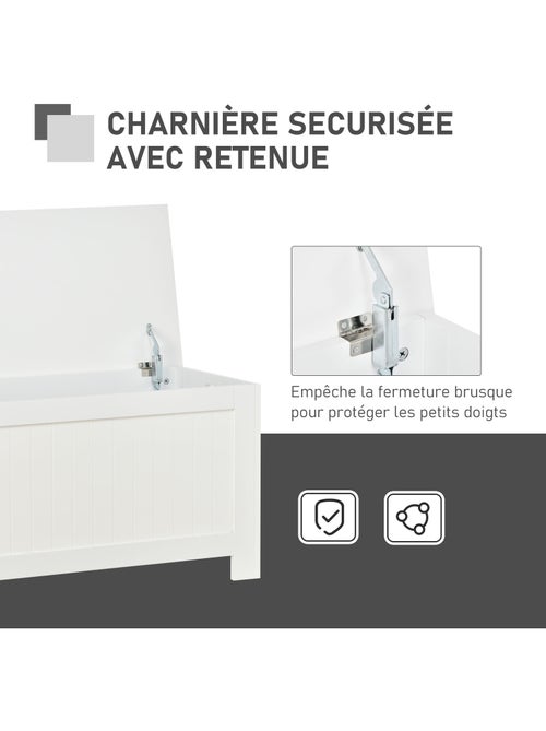 Coffre malle de rangement dim. 81L x 40l x 46H cm - Kiabi