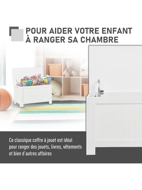 Coffre malle de rangement dim. 81L x 40l x 46H cm - Kiabi