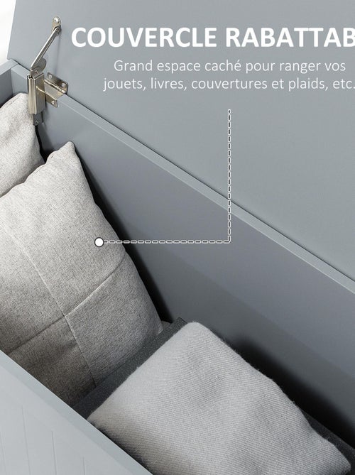 Coffre malle de rangement dim. 81L x 40l x 46H cm - Kiabi