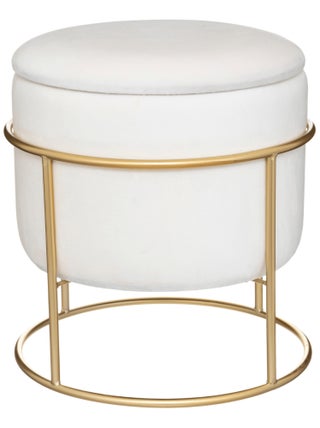 Coffre pouf  - Effet velours