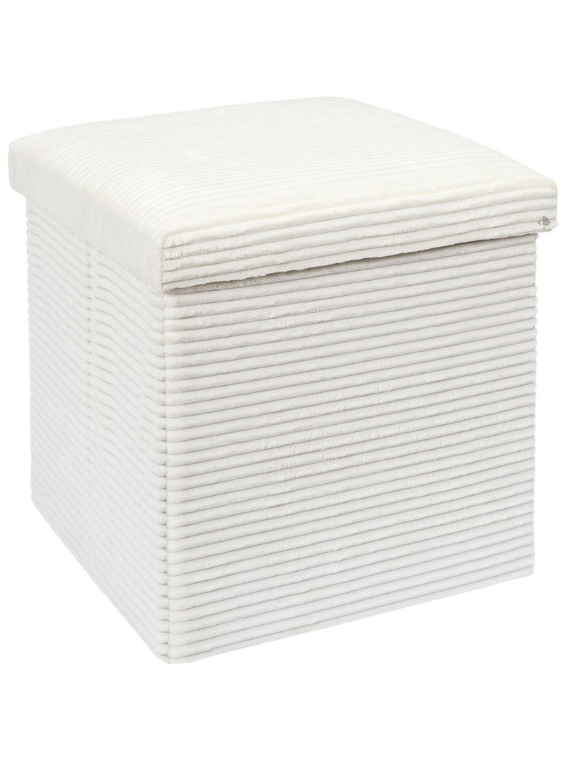 Coffre pouf collection VICTOR Beige - Kiabi