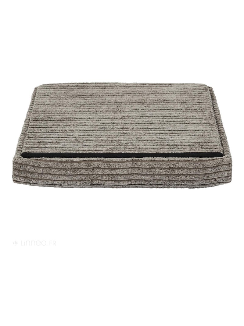 Coffre pouf collection VICTOR Gris taupe - Kiabi