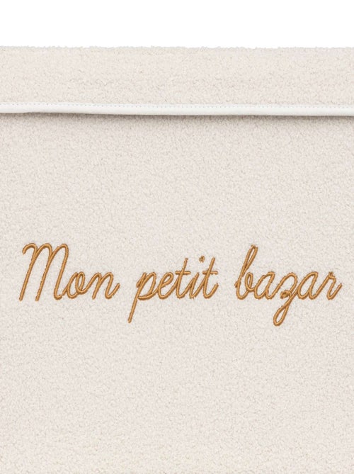 Coffre rangement en bouclette - Kiabi