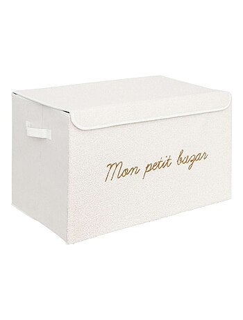 Coffre rangement en bouclette YUKI