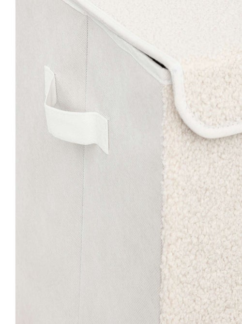 Coffre rangement en bouclette YUKI - Kiabi