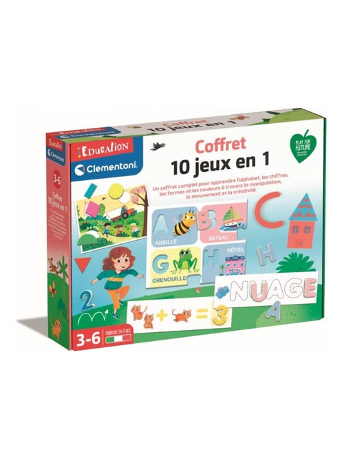 Coffret 10 jeux en 1 - Kiabi