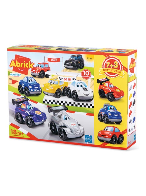 Coffret 10 Véhicules - Fast Car - Ecoiffier - Kiabi