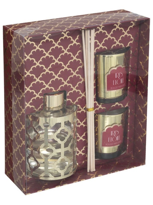 Coffret 2 bougies et diffuseur - Kiabi