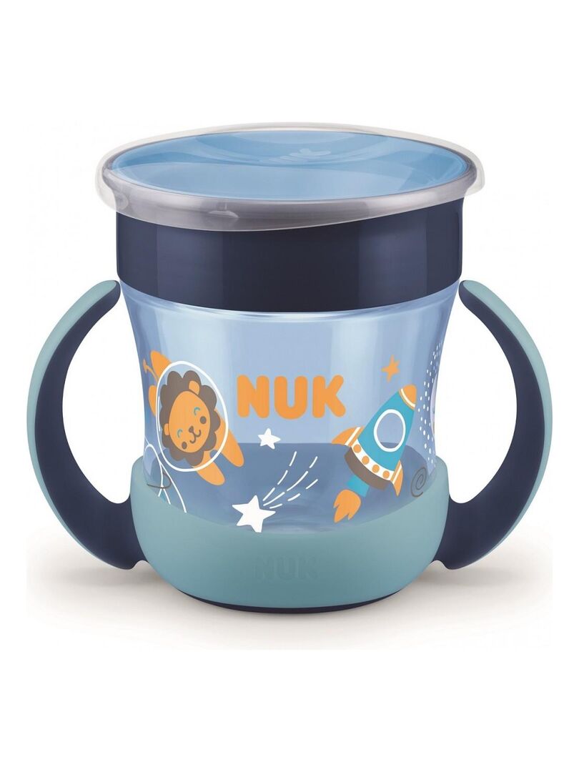 Coffret 2 tasses d'apprentissage Mini Magic Cup Jour&Nuit Turquoise/Bleu  Nuk - Bleu - Kiabi - 24.99€