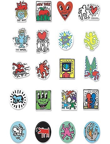 Coffret 20 magnets Keith Haring