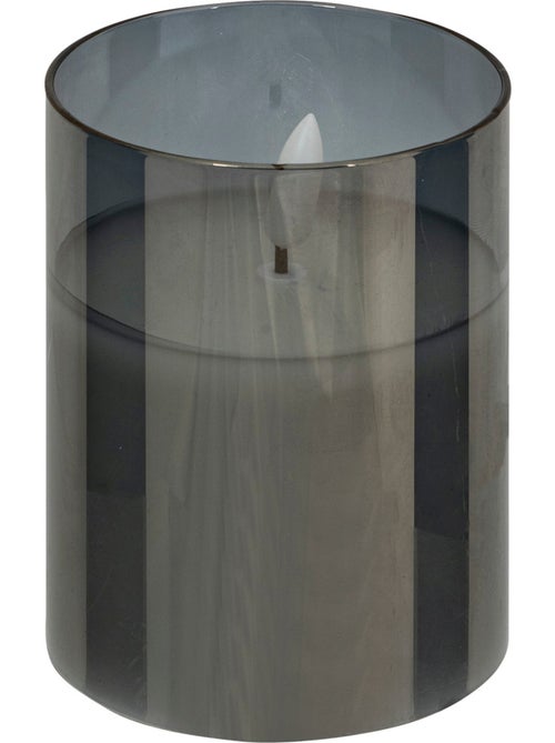 Coffret 3 bougies LED pot en verre SENA - Kiabi