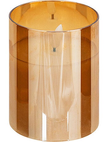 Coffret 3 bougies LED pot en verre SENA