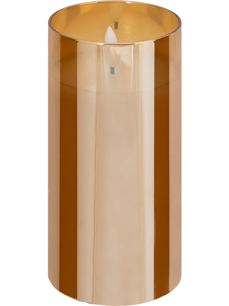 Coffret 3 bougies LED SENA Ambre - Kiabi