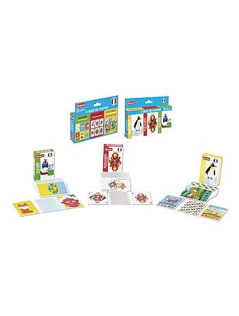 Coffret 3 jeux de cartes
