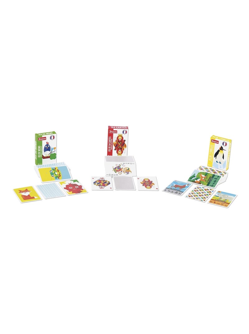 Coffret 3 jeux de cartes N/A - Kiabi