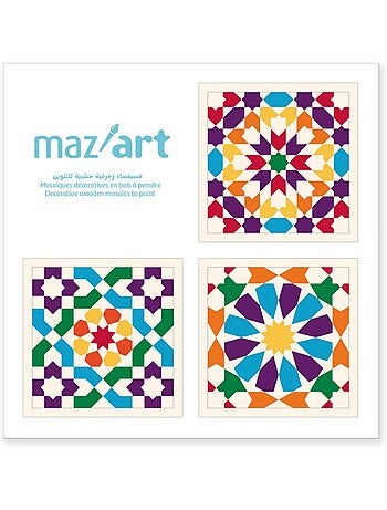 Coffret 3 mosaïques à peindre