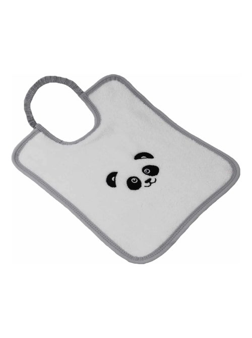 Coffret 3 piéces coton brodé PANDA - Kiabi