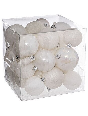 Coffret 35 pièces de décoration pour sapin de Noël