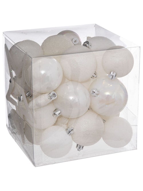 Coffret 35 pièces de décoration pour sapin de Noël - Kiabi Coffret 35 pièces de décoration pour sapin de Noël - Kiabi