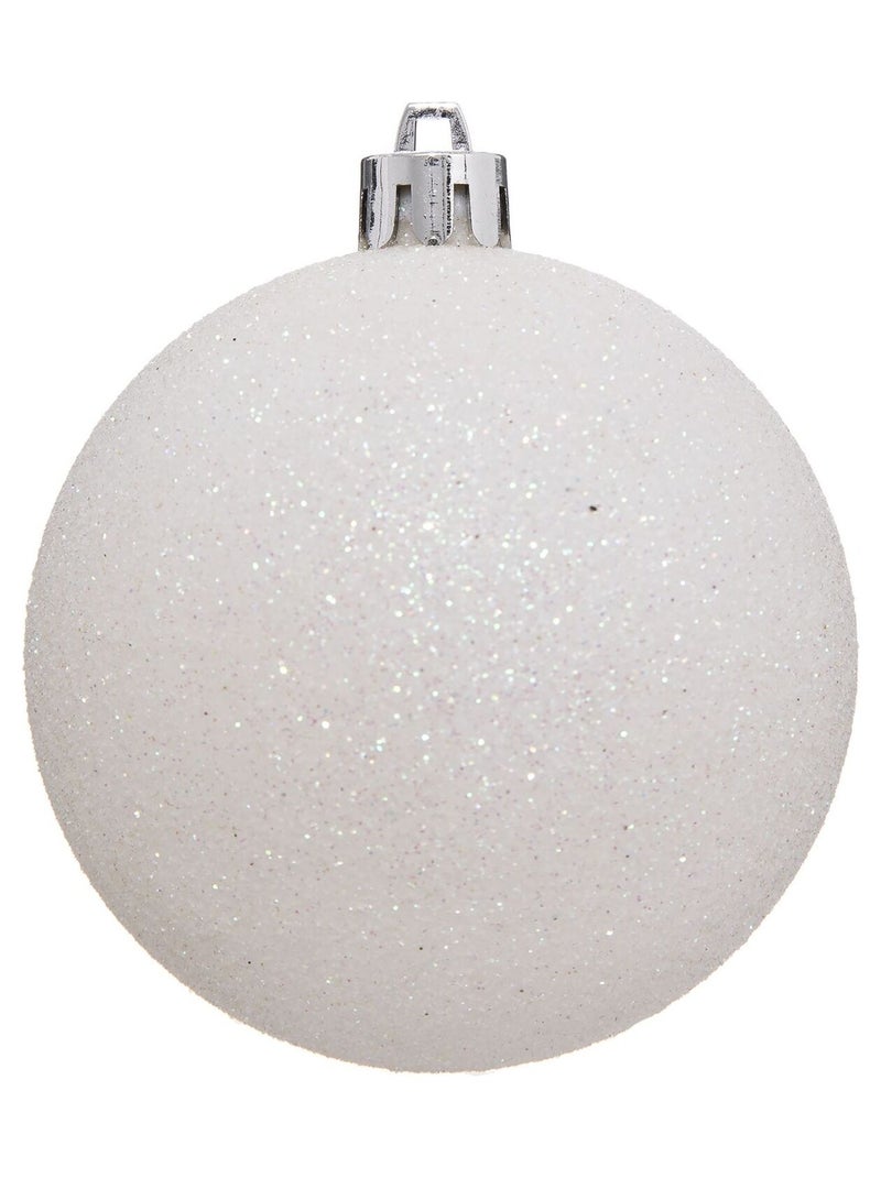 Coffret 35 pièces de décoration pour sapin de Noël Blanc - Kiabi