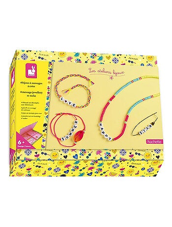 Coffret 4 Bijoux à messages à créer