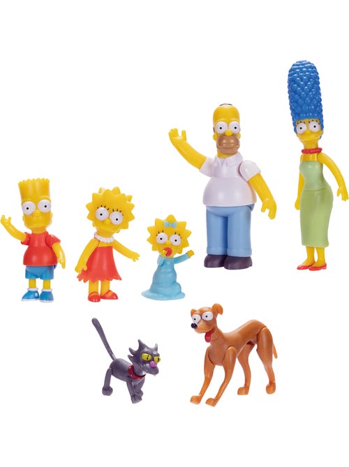 Coffret 5 figurines the simpsons 6 cm - Kiabi