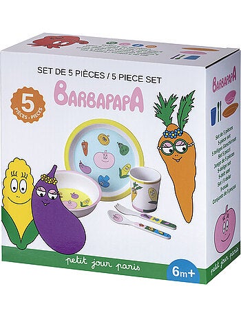 Coffret 5 pièces barbapapa veggie