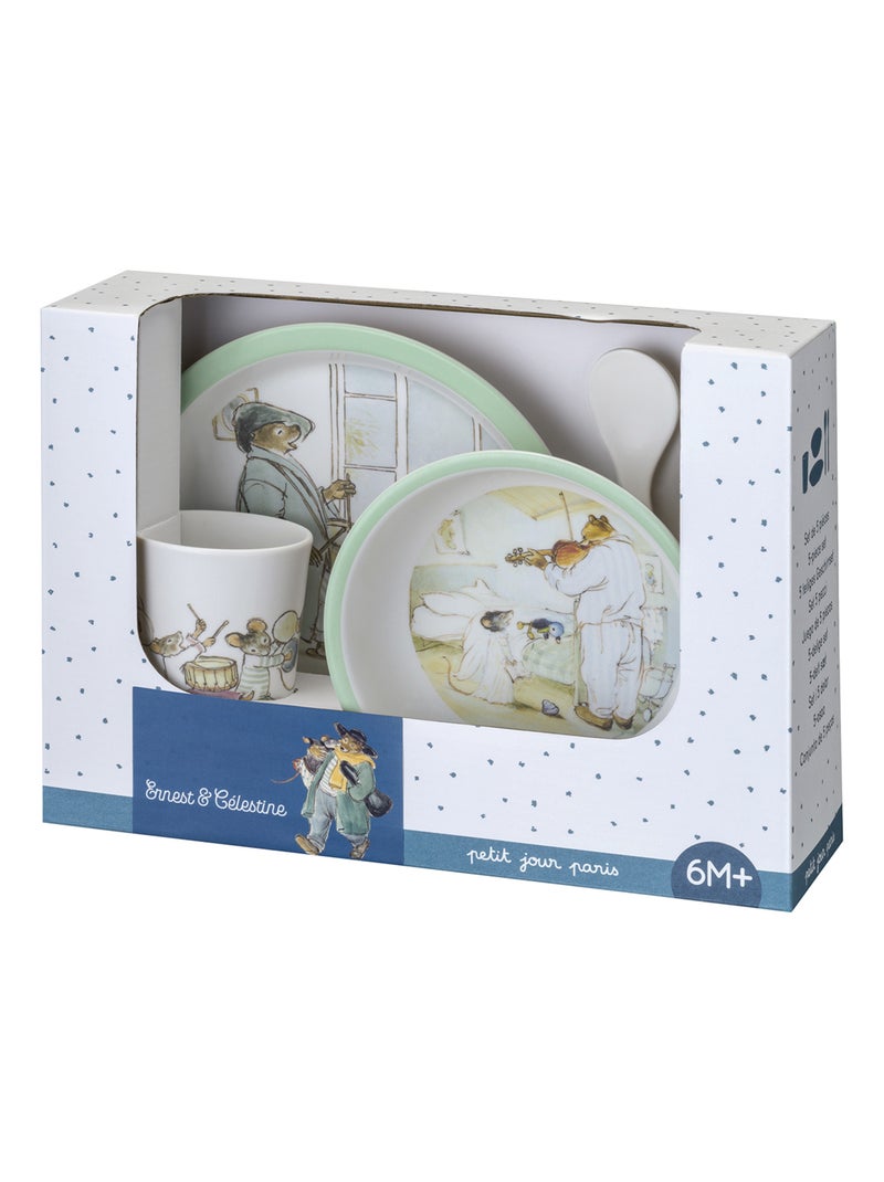 Coffret 5 pièces Ernest et Célestine Vert - Kiabi