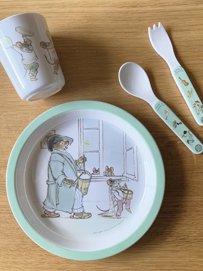 Coffret 5 pièces Ernest et Célestine Vert - Kiabi