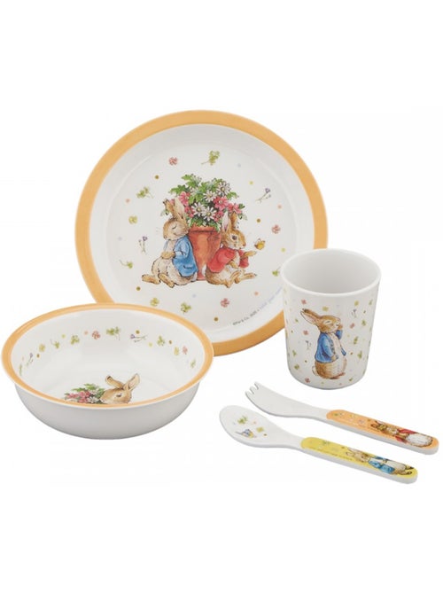 Coffret 5 pièces Pierre Lapin abricot - Kiabi