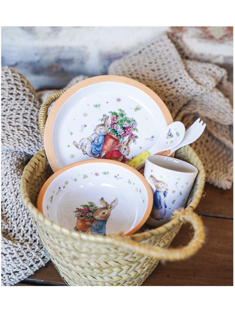 Coffret 5 pièces Pierre Lapin abricot Orange - Kiabi