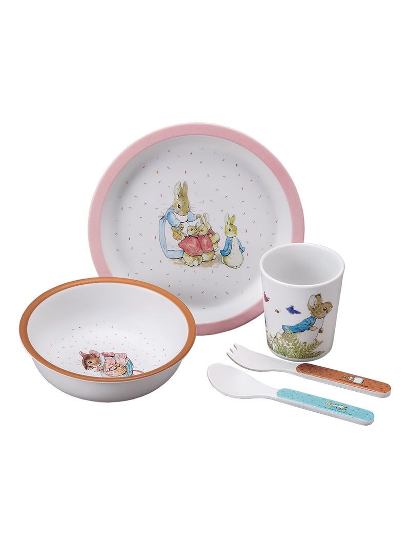 Coffret 5 pièces Pierre Lapin rose Rose - Kiabi