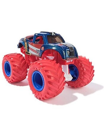 Coffret 5 véhicules monster truck die-cast 1:64 marvel - monster jam - spin master