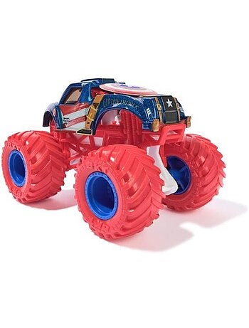 Coffret 5 véhicules monster truck die-cast 1:64 marvel - monster jam - spin master