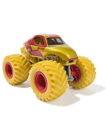 Coffret 5 véhicules monster truck die-cast 1:64 marvel - monster jam - spin master