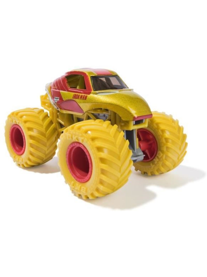 Coffret 5 véhicules monster truck die-cast 1:64 marvel - monster jam - spin master Multicolore - Kiabi