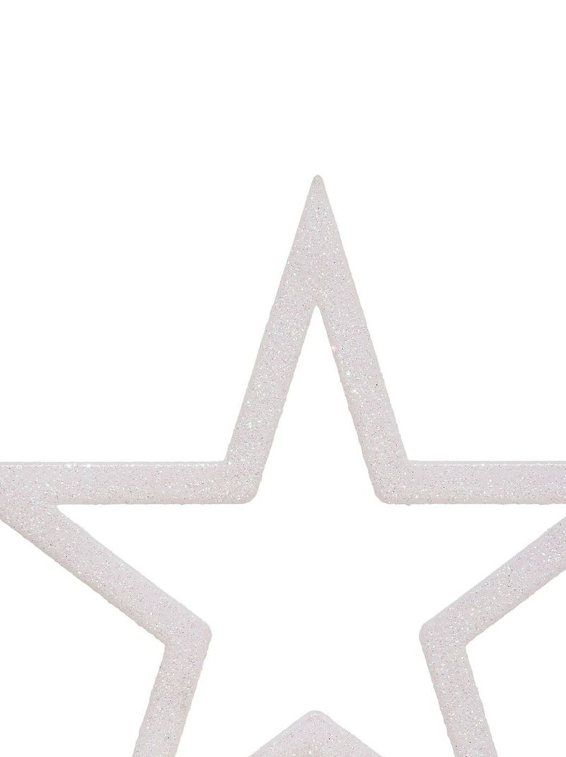 Coffret 52 pièces de décoration pour sapin de Noël Blanc - Kiabi