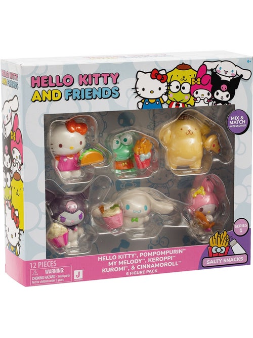 Coffret 6 figurines hello kitty 5 cm - Kiabi