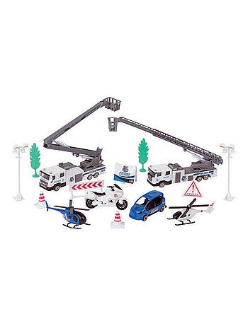 Coffret 6 Véhicules Police - Wdk Partner