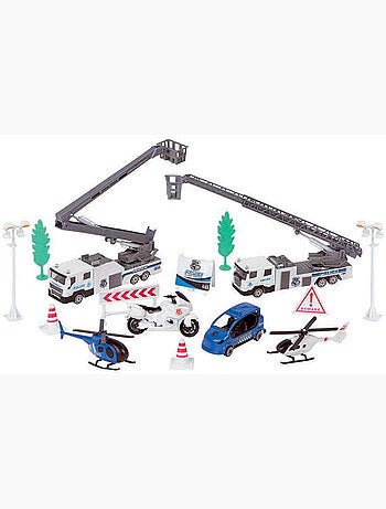 Coffret 6 Véhicules Police - Wdk Partner