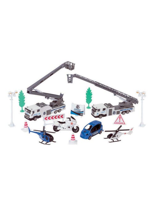 Coffret 6 Véhicules Police - Wdk Partner - Kiabi