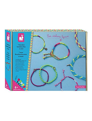 Coffret 7 Bracelets Brésiliens Fluo à créer