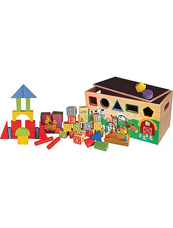 Coffret 7 en 1 jouets en bois