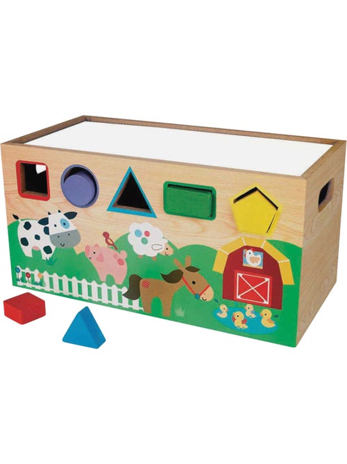 Coffret 7 en 1 jouets en bois - Kiabi