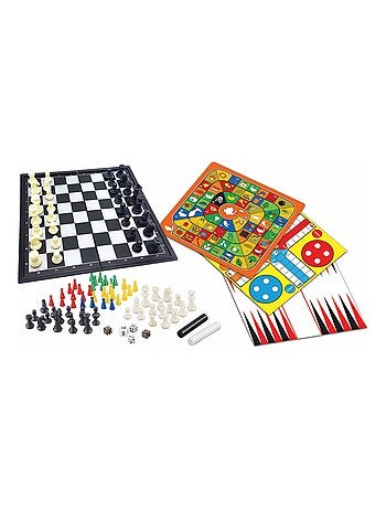 Coffret 8 Jeux de société avec pions magnétiques