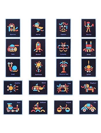 Coffret 92 formes magnétiques